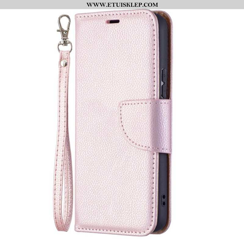 Obudowa Etui Na Telefon do Samsung Galaxy S22 5G Etui Folio Liczi Rabat Ukośne